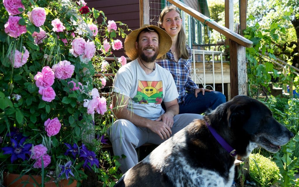 Amber and Casey O'Neil, founders of the 40-member Emerald Grown cooperative, help independent farmers lower their costs by working together.